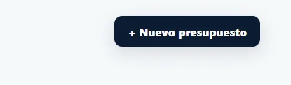 Botón Nuevo presupuesto en Rainnum.